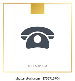 Icono del teléfono. Ilustración del vector EPS 10.