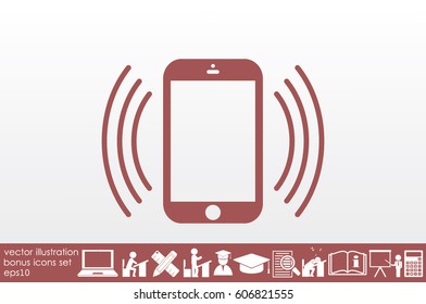 phone icon vector illustration EPS 10.