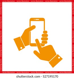 Phone icon vector illustration eps10.