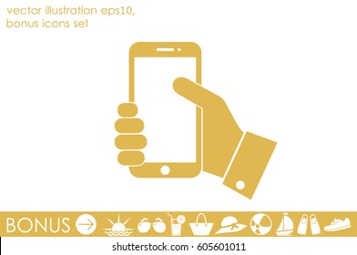 Phone icon vector illustration eps10