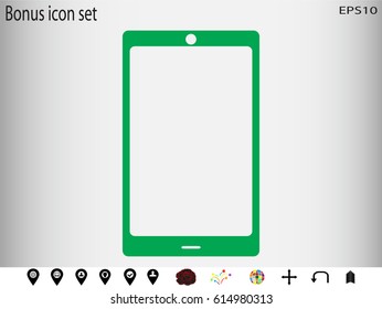 phone, icon, vector illustration eps10