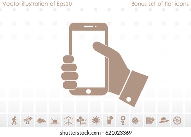 Phone icon vector illustration eps10