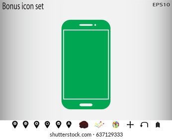 phone, icon, vector illustration eps10