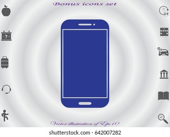 phone, icon, vector illustration eps10