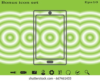 phone, icon, vector illustration eps10