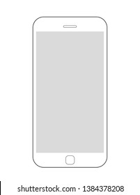 Phone icon. Vector illustration. Flat design.