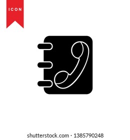 Phone icon, vector illustration. Flat design style - Vector