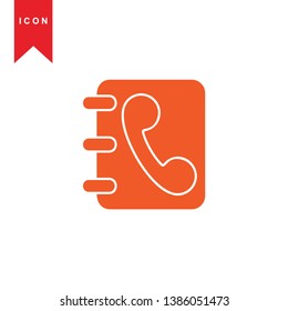 Phone icon, vector illustration. Flat design style - Vector