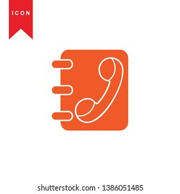 Phone icon, vector illustration. Flat design style - Vector
