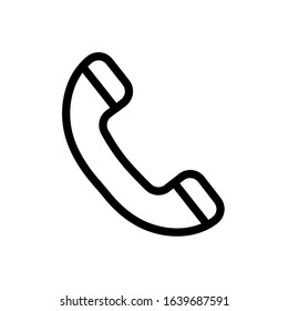 Phone icon, vector illustration. Flat design style. Vector phone icon illustration isolated on white background, phone icon Eps10. phone icons graphic design vector symbols.