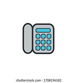 phone icon vector illustration flat