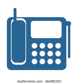 phone icon, vector illustration. Flat design style