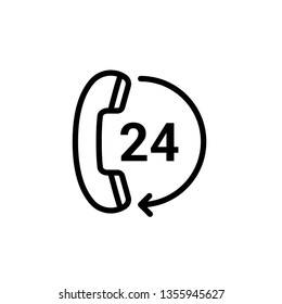Phone Icon Vector Illustration Logo Template
