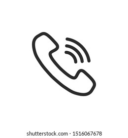 Phone Icon Vector Illustration. Phone Logo Template.