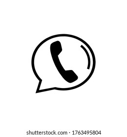 phone icon vector illustration logo template