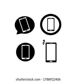 phone icon vector illustration logo template