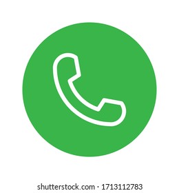 Phone Icon Vector Illustration on white background. eps 10