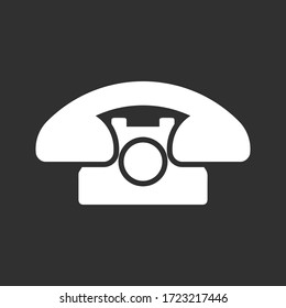 Phone Icon Vector Illustration on blank background. editable icon.