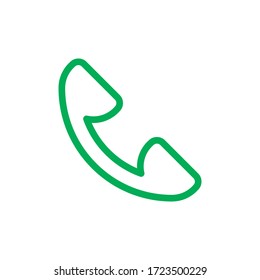 Phone Icon Vector Illustration on blank background. editable icon.