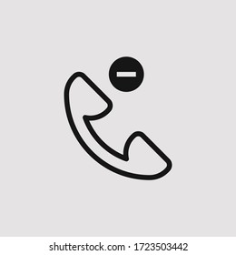 Telefonische Vektorgrafik-Symbol auf unscharfem Hintergrund. bearbeitbares Symbol.