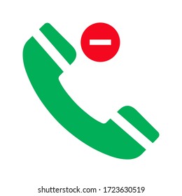Phone Icon Vector Illustration on blank background. editable icon.