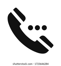 Phone Icon Vector Illustration on blank background. editable icon.