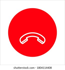 Icono de teléfono Ilustración del vector Ilustración sobre los pasos de fondo blanco 10