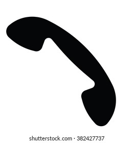 phone Icon Vector Illustration on the white background.
