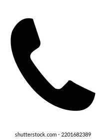 Ilustración vectorial de icono de teléfono. Conjunto de símbolos de teléfono plano y teléfono móvil, símbolo de teléfono, icono de llamada aislado. 