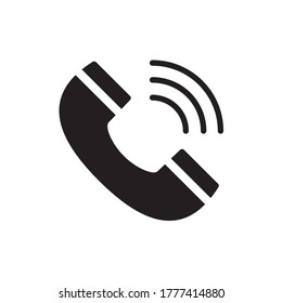 Ilustración del vector del icono del teléfono en el diseño moderno