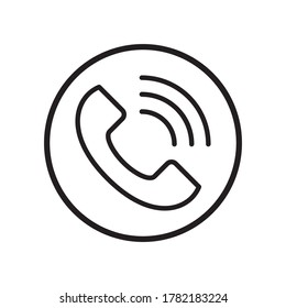 Phone Icon Vector Illustration in Trendy Design