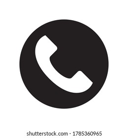 Ilustración del vector del icono del teléfono en el diseño moderno