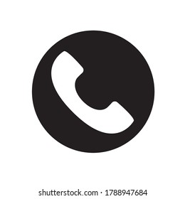Ilustración del vector del icono del teléfono en el diseño moderno