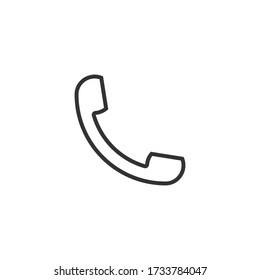 Phone icon vector. Phone icon illustration.Call icon symbol vector.