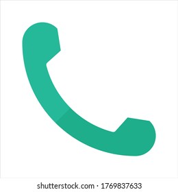vector de icono de teléfono aislado para cualquier propósito. gráfico de ilustración para el signo de contactos y elemento de comunicación.
