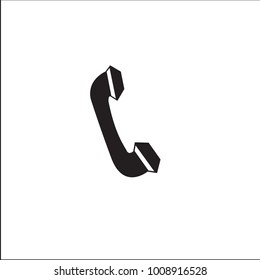 Phone icon vector isolated on white background. Trendy phone icon in flat style. Template for app, ui and logo. Icon phone for your web site. Modern phone icon, EPS 10
