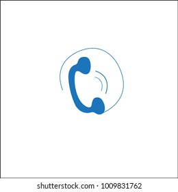Phone icon vector isolated on white background. Trendy phone icon in flat style. Template for app, ui and logo. Icon phone for your web site. Modern phone icon, EPS 10