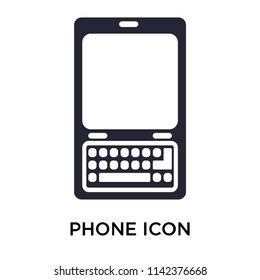 Phone icon vector isolated on white background for your web and mobile app design, Phone logo concept