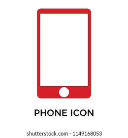 Phone icon vector isolated on white background for your web and mobile app design, Phone logo concept