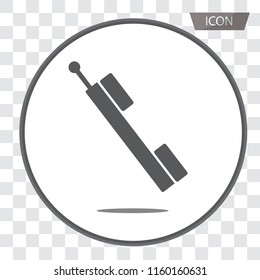 Phone icon vector isolated on white background.