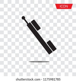 Phone icon vector isolated on white background.