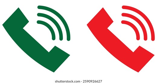 Phone icon vector isolated on white background. Trendy phone icon in flat style. Phone icon template for app, ui and logo. Icon phone for your web site.  