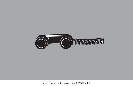 Phone icon vector. Isolated phone icon symbol. search icon