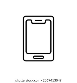 Phone icon Vector logo outline