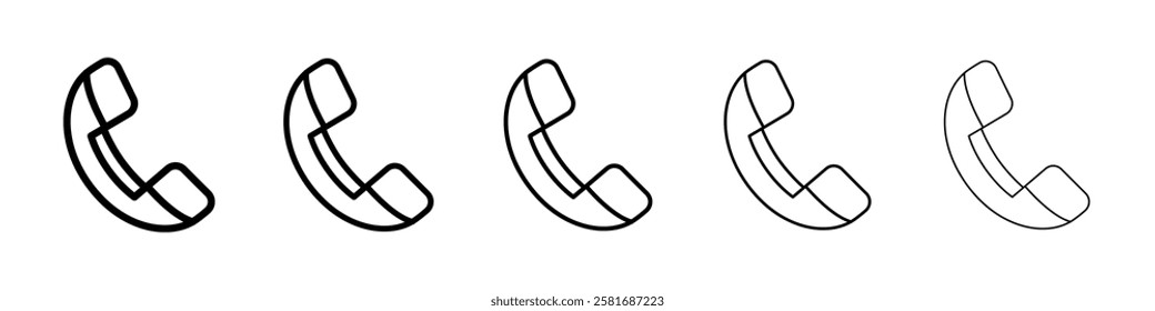 Phone icon Vector logo sign