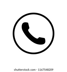 Phone icon vector logo template