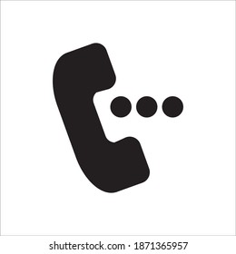 Phone Icon Vector Logo Template Illustration