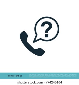 Phone Icon Vector Logo Template Illustration Design. Vector EPS 10.