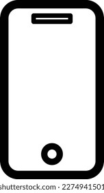 phone icon vector . mobile icon isolated on white background	
