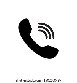 Phone icon vector. Mobile phone and telephone symbol